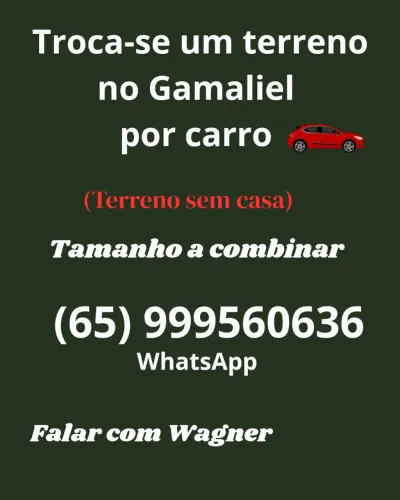 Vendo lote no Assentamento Gamaliel, ou troco por veículo