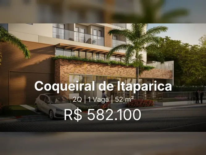 Seu Novo Lar: Apartamento 2 Quartos em Coqueiral de Itaparica - Vila Velha