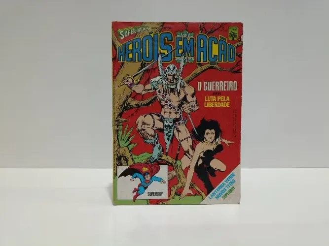 HQ antigo Heróis em ação nº 6 - ano de 1984