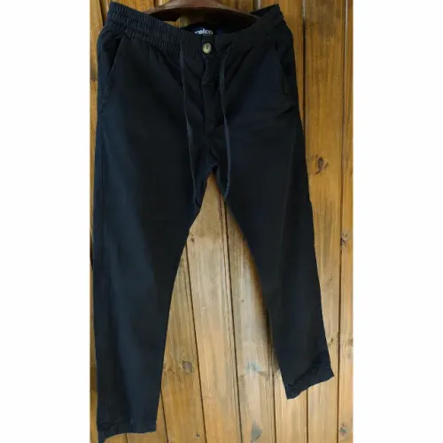 calça masculina preta slim sport fino - colcci