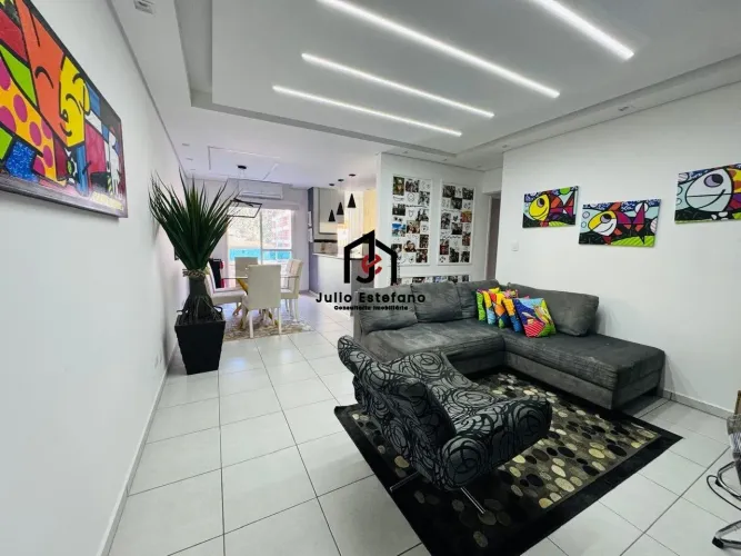 Apartamento com 3 dormitórios sendo 1 suíte na Praia Grande Ubatuba