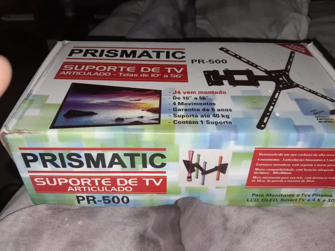 Suporte de tv presmatic PR 500 PRETO