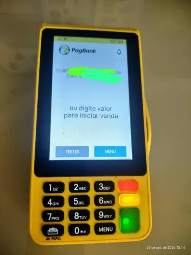Máq. MODERNINHA PRO 2 Pagbank só 180,00