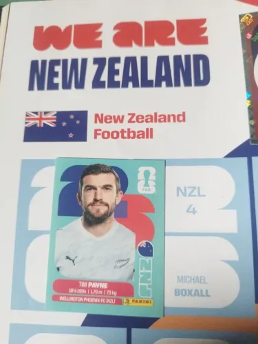 Figurinha da Copa do mundo 2026