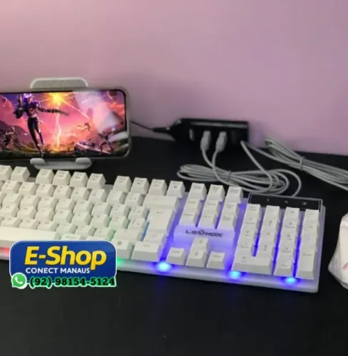 Kit Gamer Teclado + Mouse Usb +RGB / Completo