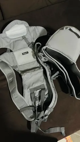 Bolsa Canguru Ergonômico Bebê Mãe Premium 12 Posições 3 Em 1