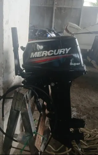 MOTOR POPA MERCURY 2TEMP ISHP MOD ME 15 M SUPER - NE SERIE: