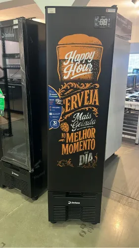 Cervejeira slim 244 litros nova com 3 anos de garantia
