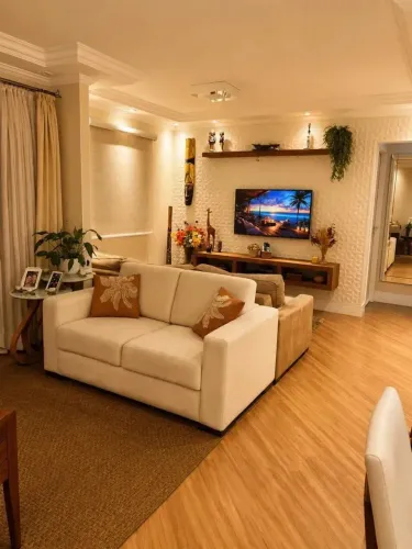 Apartamento para alugar com 76m², 2 quartos e 2 vagas - Ao lado do Shopping Analia Franco