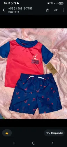 Roupa Bb Carters e outras