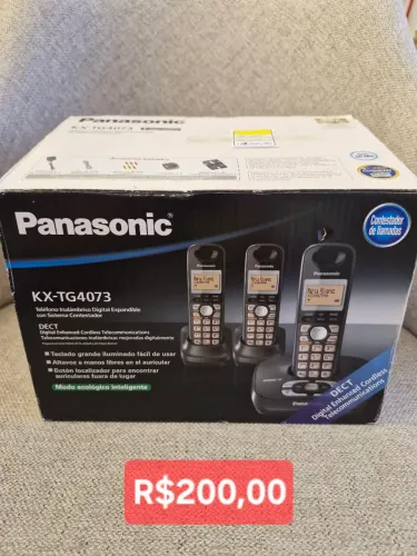 KIT DE TELEFONE SEM FIU PANASONIC