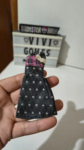 Monster High peça reposição vestido Frankie 1600 G1