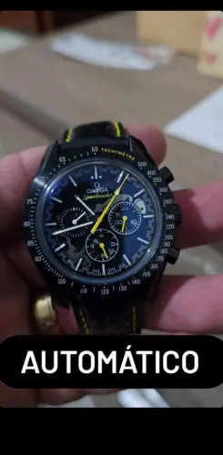 RELÓGIO OMEGA speedmaster Clone linha premium Automático com maquinario aparente.