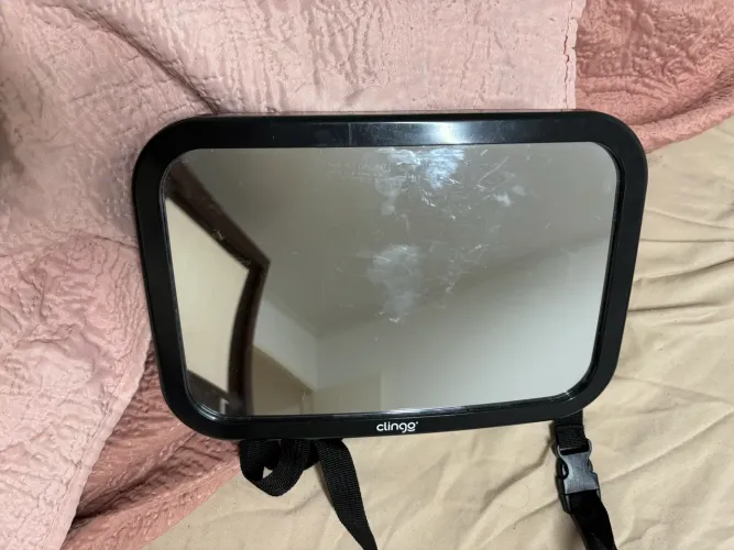 Espelho Retrovisor Para Ver Bebê No Banco Traseiro Clingo
