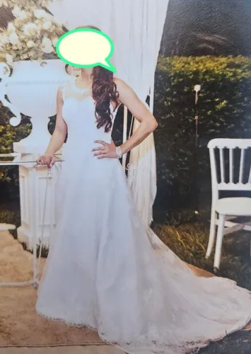 Vestido de noiva tam. 36/40 - única dona
