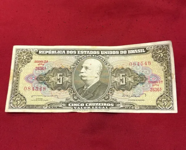 NOTA RARA 5 Cruzeiros