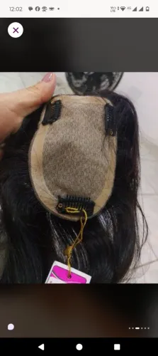 Topo de cabeça cabelo humano novo