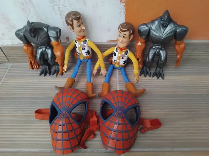 Brinquedos para doação.