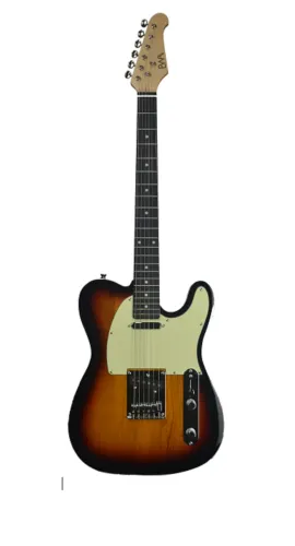 Ewa Ayla Sb Sunburst Telecaster Em Alder/cap Alnico - Destro - Sunburst - Purple Heart