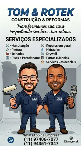 Reformas, Pintura e serviços residenciais em geral 