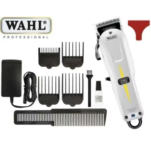 Máquina de cortar cabelo whal super Taper sem fio Bivolt 