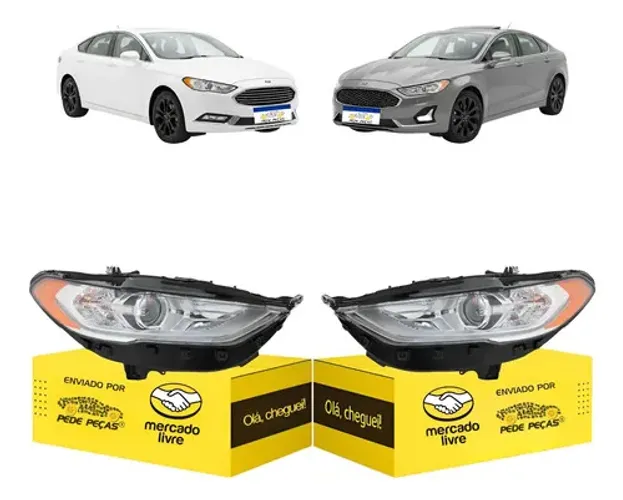 Farol Fusion Sel 2017 18 2019 Elétrico C/led C/projetor Par Ambos Lados