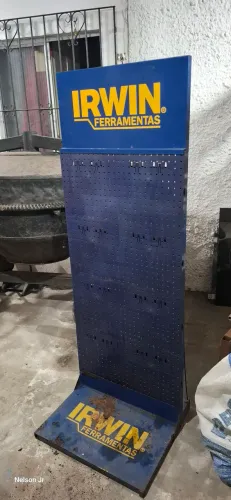Mostruário de venda painel perfurado pvc