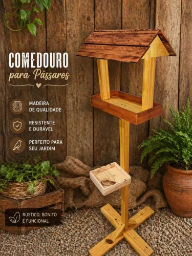 Comedouro para pássaros