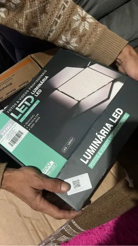 Luz de preenchimento e luminária led