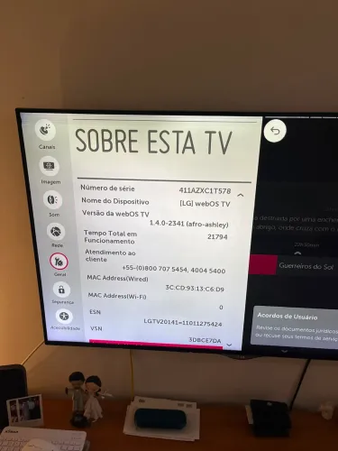 TV LG 65 POLEGADAS (ARRUMAR)