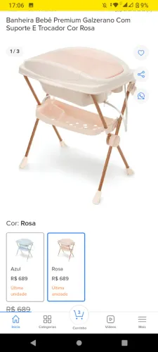 Banheira Galzerano rosa