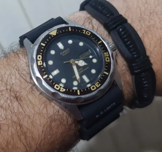 Relógio CASIO ANTIGO MMA 200w RELIQUIA anos 80 original 