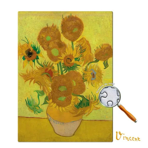 Quebra cabeça Van Gogh Girassóis 1000 peças