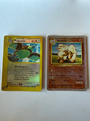 Carta Pokémon colecionador 2002 raridade extrema