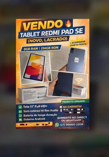 Vendo tablet Redmi Pad SE