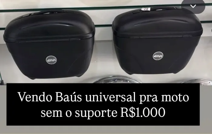 Baú Universal para moto