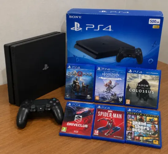 Ps4 Slim Playstation 4 Jogos Controle Garantia Game (Recondicionado)