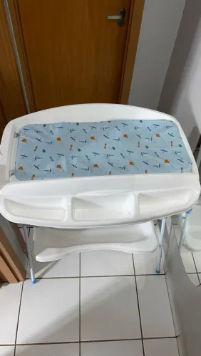 Banheira de Bebê com Suporte Kidoo Shower - Azul 30L