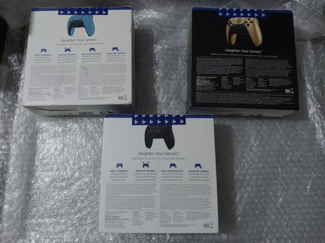 Dualsense 007 First Light Limited Edition + Starlight Blue + Midnight Black Originais