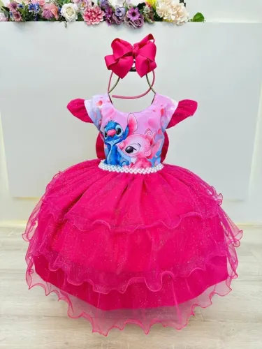 Vestido infantil de Festa
