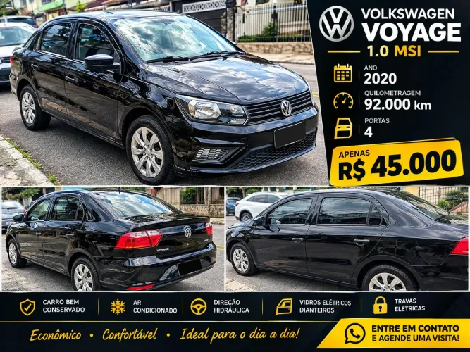 Volkswagen Voyage 1.0 Flex 12V 4P 2020