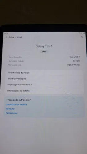 Vende-se tablet Samsung A 