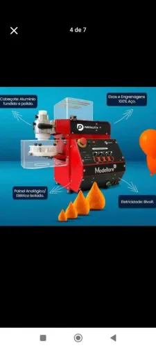 Maquinha modeladora de salgados 