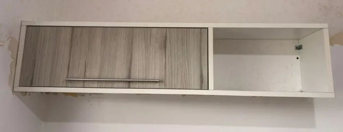 Mesa Escritório MDF Reforçado + Armário Aéreo | 3 Gavetas | Ótimo Estado