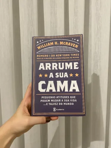 Livro "Arrume Sua Cama"