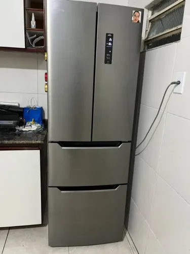 Geladeira Inox 3 Portas - Super Conservada