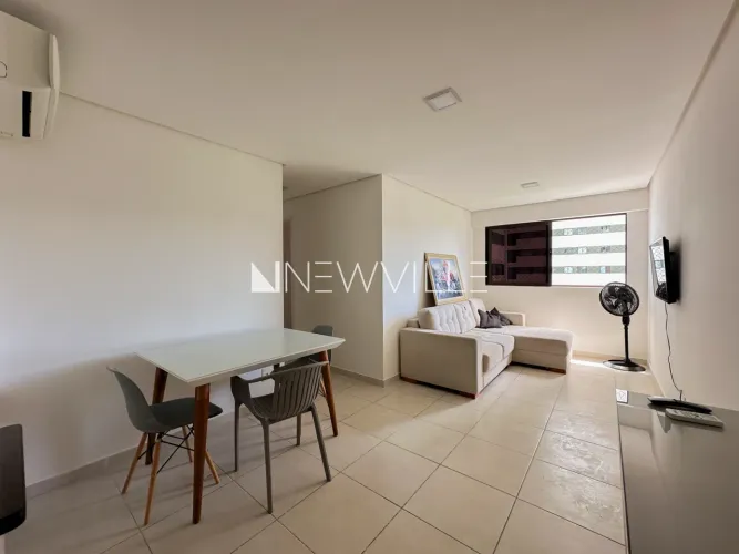 Apartamento para alugar no Aurora Trend, em Santo Amaro 57m², 2 quartos, suíte e mobiliad