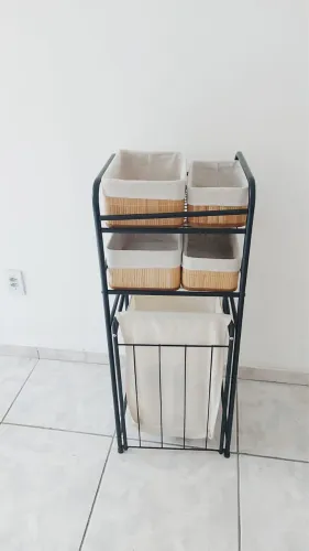 Cesto organizador de roupa suja 