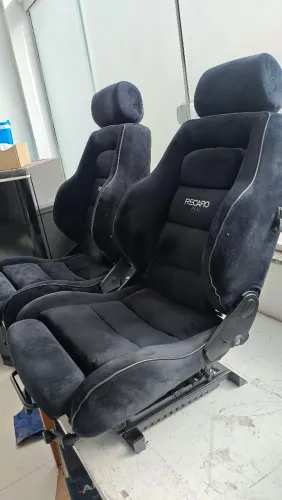 Bancos recaro linha gm , com trilhos para astra