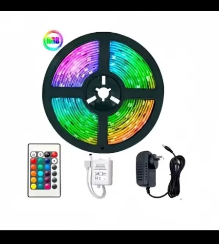 Fita LED RGB 3528 5 Metros Autocolante